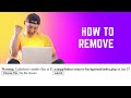 Warning Undefined Variable Dir In C Xampp Htdocs Remove Background Index Php On Line 27