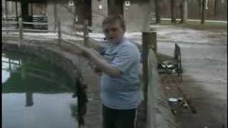 preview picture of video 'Boy Catches Catfish at Pearson Park, Oregon, OH'