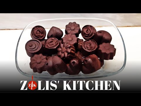 Homemade vegan chocolates recipe - only 3 basic ingredients