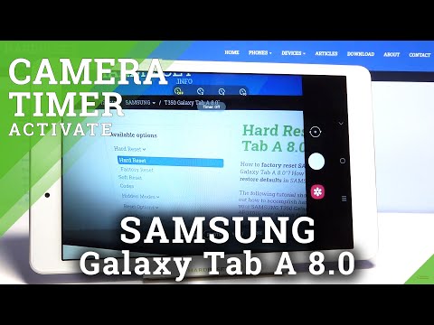 How to Activate Camera Timer in SAMSUNG Galaxy Tab A 8.0’’ – Delay Shutter Release