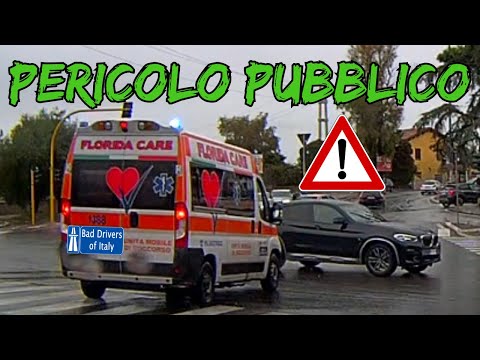 BAD DRIVERS OF ITALY dashcam compilation 1.8 - PERICOLO PUBBLICO