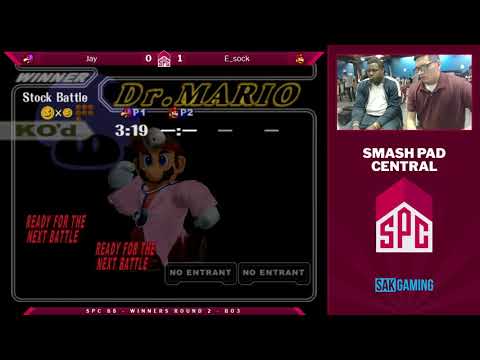 SPC 88 Winners Round 2 - Jay (Falco) vs E_sock (Dr.Mario)