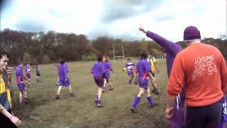 preview picture of video 'Linley and Kidsgrove RUFC under 14s V Leek under 14s'