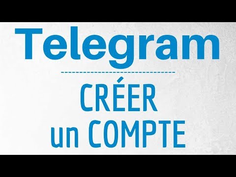 Part of a video titled CREER un compte TELEGRAM gratuit, comment TELECHARGER et ...