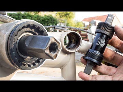 Tretlager wechseln Shimano | BSA Innenlager - auch für Vierkant Octalink ISIS FSA Thun