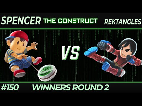 Spencer (Ness) vs Rektangles (Mii Brawler) - Construct 150 Winners R2