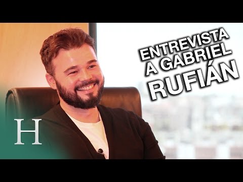 Entrevista a Gabriél Rufián: "A lo del PSOE lo llamo traición"