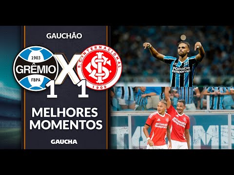 GRÊMIO 1 X 1 INTER | MELHORES MOMENTOS | GAUCHÃO | 08/02/2025
