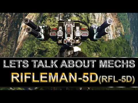 Lets talk about mechs: Rifleman-5D(RFL-5D) | MWO gameplay & tips
