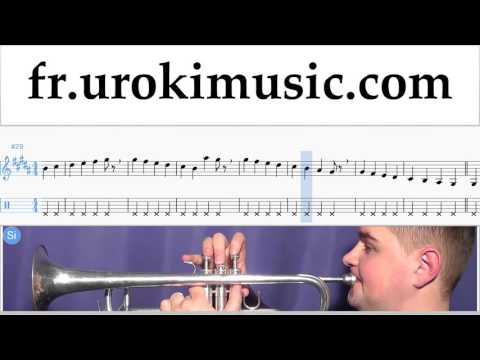 Comment Jouer de la Trompette Sia - Cheap Thrills Tab Tablature Partie#1 um-i829