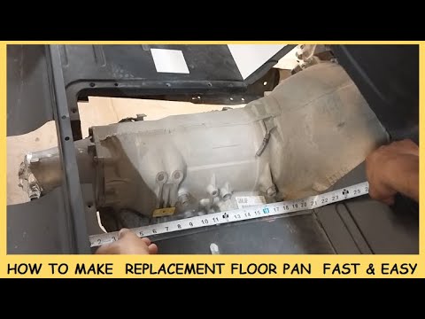 How to make replacement floor patch panels and trans tunnel FAST & EASY ! D I Y Auto Restoration