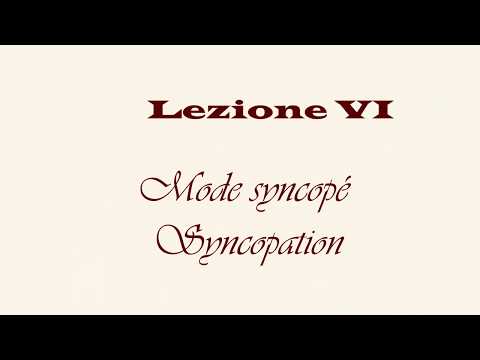VACCAI singing method, Lezione VI ( n 6) piano accompaniment and melody MEDIUM_LOW voice