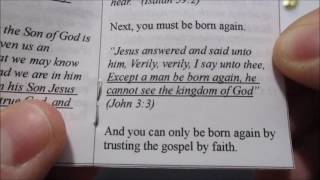How to create your own Bible tract