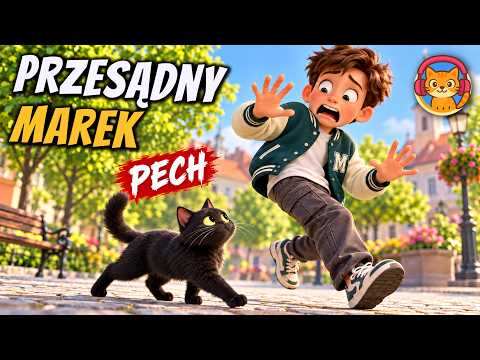 Przesądny Marek - okładka bajki audio