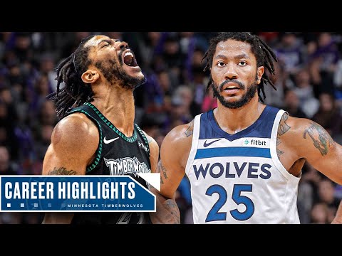 Derrick Rose Full Career Highlights with the Timberwolves!