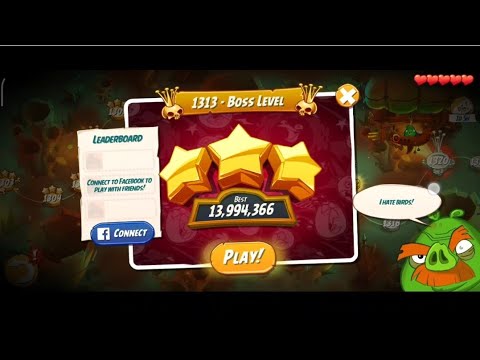 Boss Level - 1313 (Angry Birds 2)🌟🌟🌟