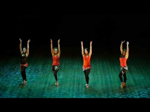Alf Leyla Wa Leyla | Belly dance with Agnes' beginner students at Layali, Sweden 2012