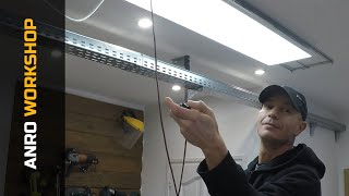 Videó: LED panel moving by botor, controlled by Arduino. How to make a motorized track LED light?