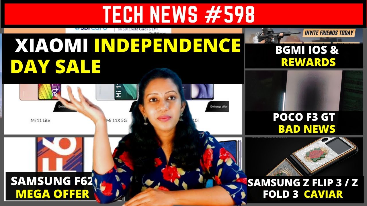 Poco F3 GT Big issue, BGMI Rewards, Samsung Z fold 3 Caviar, MI Sale, Samsung M32s launch, #598