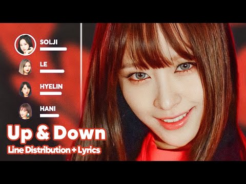 EXID - Up & Down (Line Distribution + Lyrics Karaoke) PATREON REQUESTED