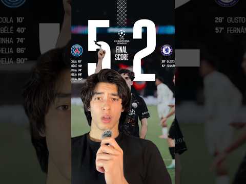 PSG 5-2 CHELSEA le p’tit que t’a hagar il reviendra