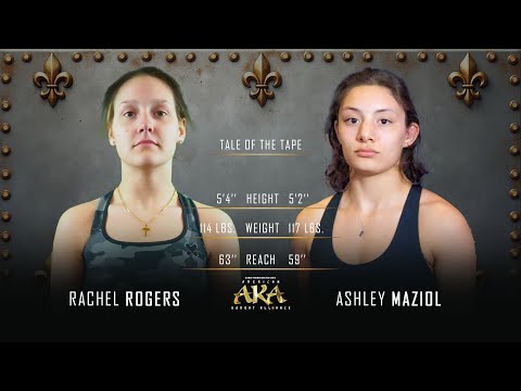 AKA 44 Bout 1 Ashley Maziol vs Rachel Rogers