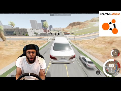 This is what happens when I try not to crash in BeamNG.Drive lmaooo