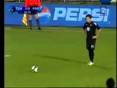 Zoran Tosic evrogol iz slobodnjaka-(Timisoara   Partizan 1-2)