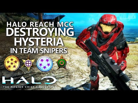 DESTROYING HYSTERIA IN TEAM SNIPERS - Halo Reach PC 4K Insider - Halo Masterchief Collection