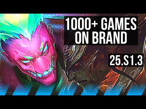 BRAND vs YASUO (MID) | 1000+ games, 9/4/14 | KR Master | 25.S1.3