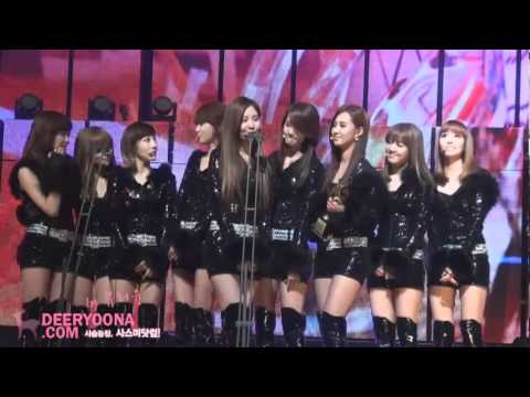 [Fancam] 110120 SNSD  - win Daesang@20th Seoul Music Awards