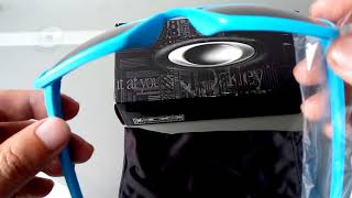 OAKLEY lente de sol azul neon