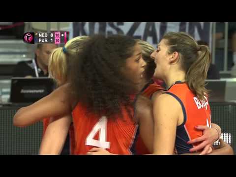 2014 FIVB Volleyball World Grand Prix the Netherlands vs Puerto Rico II SET