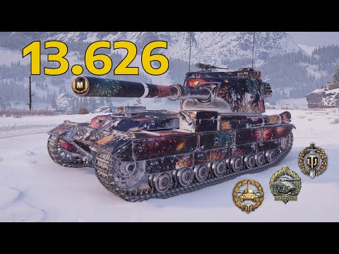 FV215b (183) • 13.626 Damage 9 Frags - WORLD RECORD!!! • WoT Gameplay