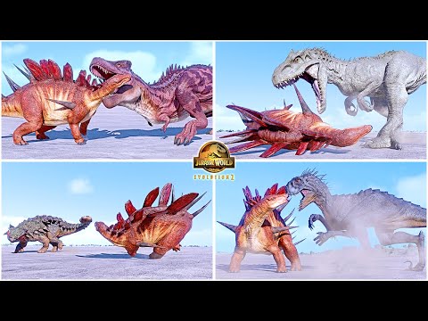 Pierce Kentrosaurus Death Animations by All Dinosaurs 🦖 Jurassic World Evolution 2 Camp Cretaceous