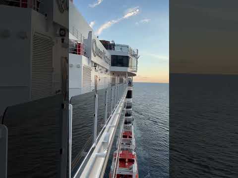 Thumbnail for On board Cunard Queen Victoria cruise ship close to Spain