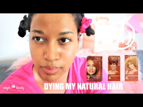 Ginger Blonde and Copper Hair Dye| Crème of Nature and...