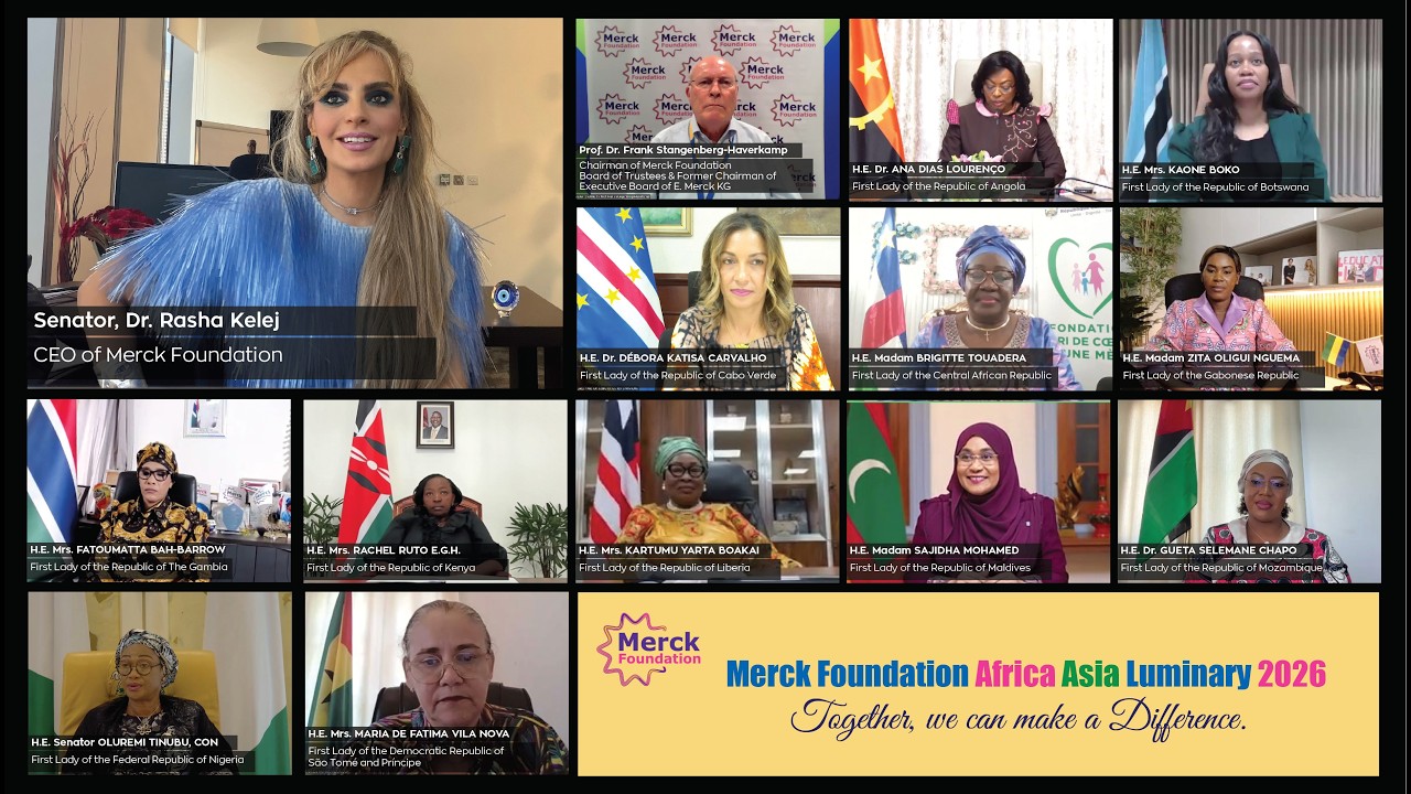 Dr. Rasha Kelej speech at Merck Foundation Africa Asia (Online) - 2026