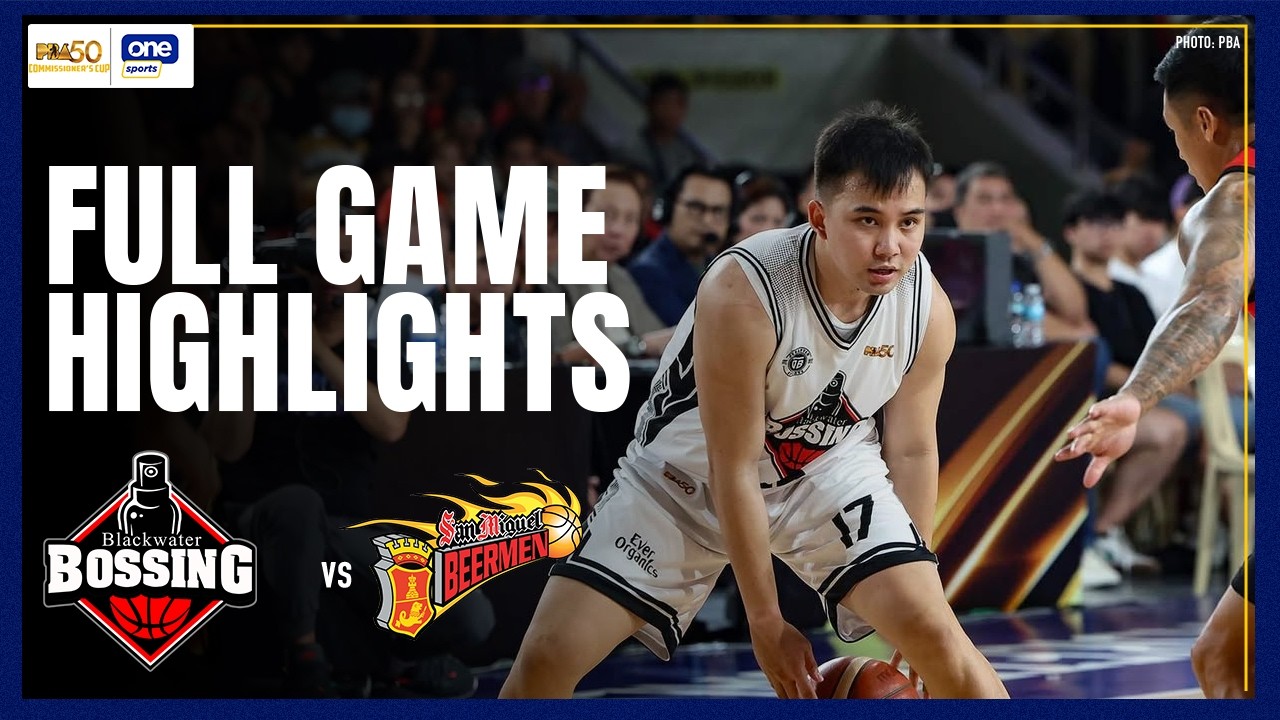 SAN MIGUEL vs BLACKWATER | FULL GAME HIGHLIGHTS | PBA SEASON 50 COMMISSIONER’S CUP