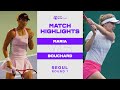 Tatjana Maria Vs Eugenie Bouchard 2022 Seoul Round 1 WTA Match Highlights