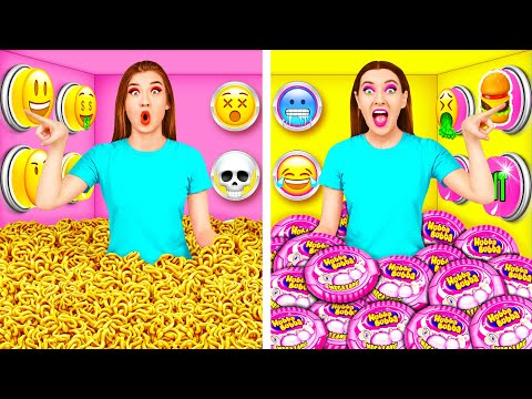 1000 मिस्ट्री बटन चैलेंज केवल 1 आपको भागने देता है | विशेष मिस्ट्री बॉक्स HAHANOM Challenge