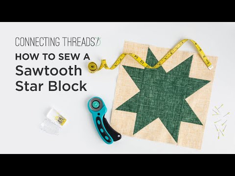 How to Sew a Sawtooth Star Block