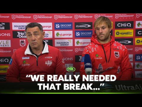 Flanno opens up on 'awful' first half showing 😬 | Dragons Press Conference | Fox League