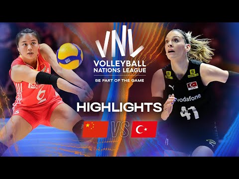China 🇨🇳 vs. Türkiye 🇹🇷 - Highlights | Week 1 | Women's VNL 2025