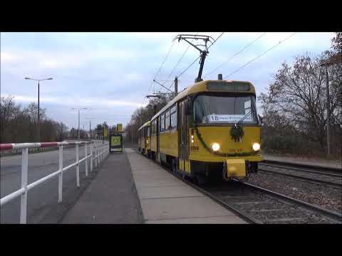Abschied  vom Tatrawagen 224 217 in Dresden (28.11.2020)