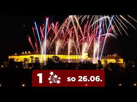 IGNIS BRUNENSIS 2021 | 1. ohňostroj / 1st fireworks • LIVE • Brno, Špilberk Castle | 26.6.2021