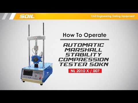 Automatic Marshall Compression Stability 50 kN