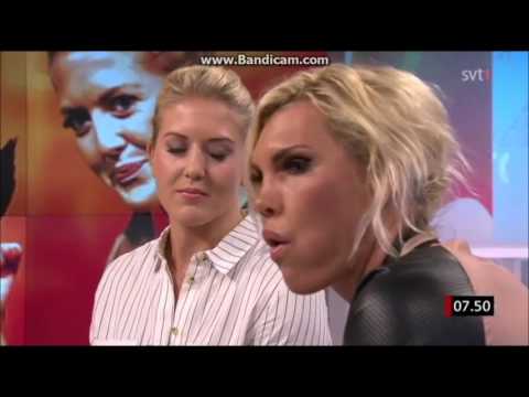 Mikaela Laurén vs Klara Svensson i Gomorron Sverige