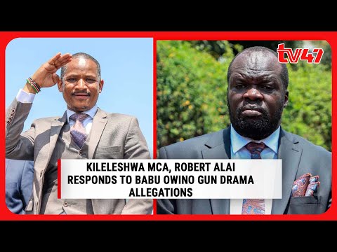 Kileleshwa MCA, Robert Alai responds to Babu Owino gun drama allegations 