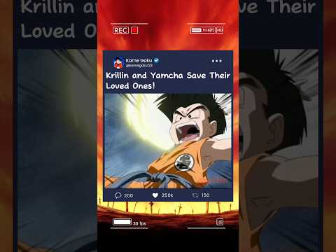 Krillin and Yamcha Save Their Loved Ones! #dragonball #goku